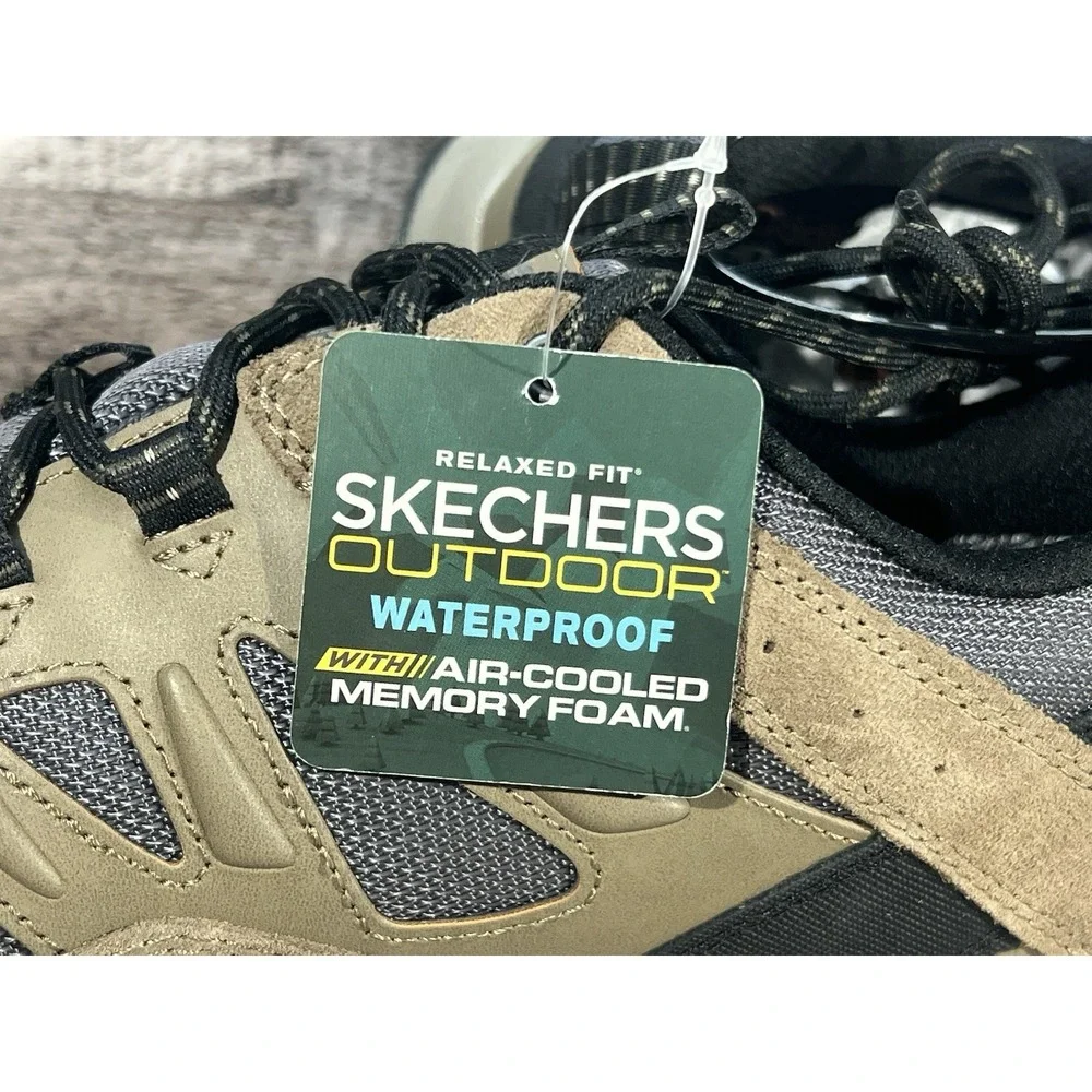 Skechers‎ Men's Waterproof Hiking Shoes Camping Brown Size 13